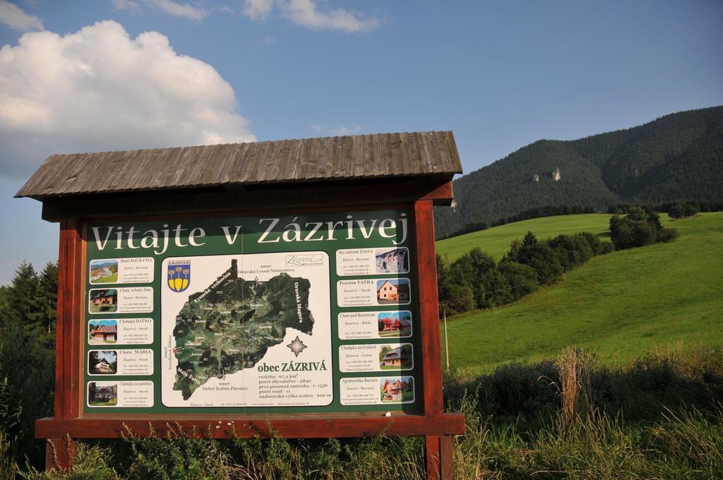Drevenicka 110 Villa Zázrivá Buitenkant foto